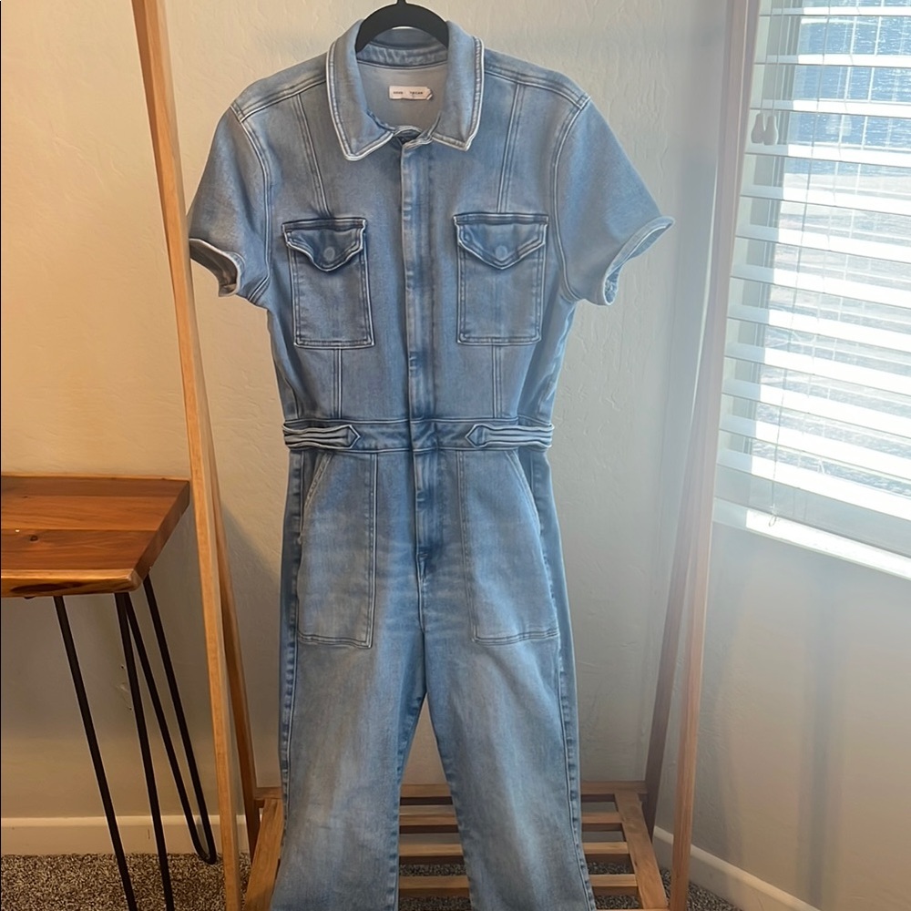 Good American Denim Jumpsuit